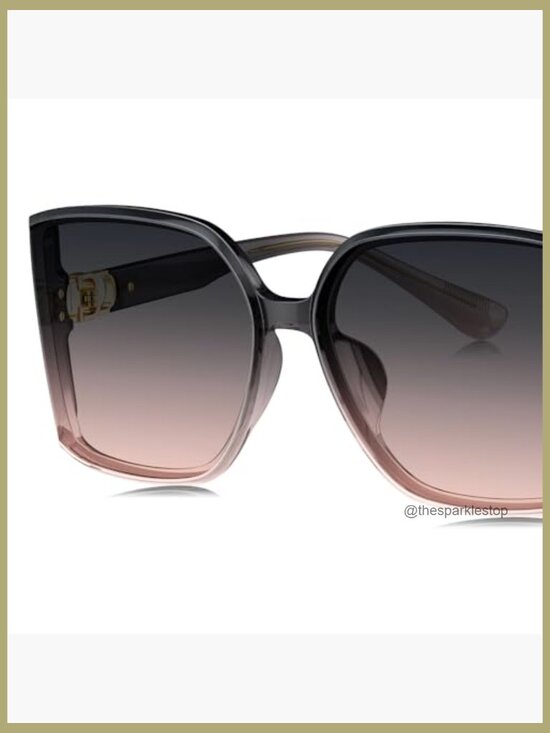 Oversized Square Wrap-Around Polarized Sunglasses with Nylon Lenses main image 3